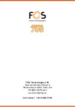 Предварительный просмотр 18 страницы FOS Technologies TOWER 700 User Manual