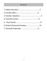 Предварительный просмотр 2 страницы FOS Technologies VINTAGE 7 User Manual