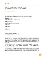 Preview for 2 page of FOS Technologies Wash LED Quad III Manual