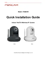 Foscam FI8608W Quick Installation Manual предпросмотр