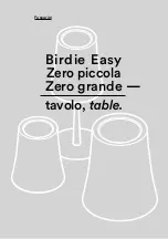 FOSCARINI Birdie Easy Manual предпросмотр