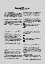 Preview for 5 page of FOSCARINI Birdie LED grande Assembly Instructions Manual