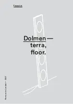 FOSCARINI Dolmen Manual preview