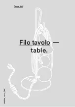 Preview for 1 page of FOSCARINI Filo Tavolo Assembly Instructions Manual