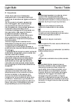 Предварительный просмотр 6 страницы FOSCARINI Light Bulb Assembly Instructions Manual