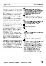 Предварительный просмотр 10 страницы FOSCARINI Light Bulb Assembly Instructions Manual