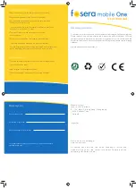 Preview for 2 page of Fosera mobile One User Manual