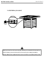 Preview for 19 page of Foshan Genux Metal Products OVE G2S111S Owner'S Manual