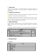 Preview for 2 page of Foshk WH0260 Operation Manual