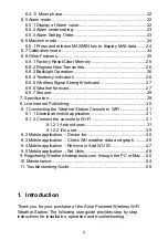 Preview for 2 page of Foshk WH2900 Operation Manual