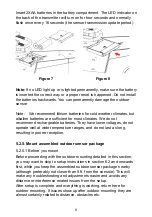 Предварительный просмотр 9 страницы Foshk WH2900 Operation Manual