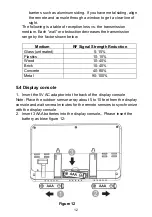 Предварительный просмотр 12 страницы Foshk WH2900 Operation Manual