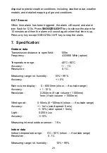 Предварительный просмотр 29 страницы Foshk WH2900 Operation Manual