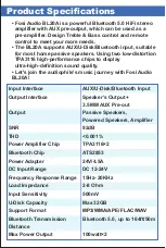 Preview for 2 page of Fosi Audio BL20A User Manual