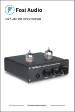 Preview for 1 page of Fosi Audio BOX X4 User Manual