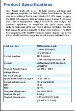 Preview for 2 page of Fosi Audio BOX X4 User Manual