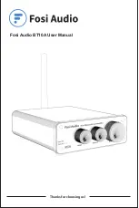 Fosi Audio BT10A User Manual предпросмотр