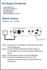 Предварительный просмотр 4 страницы Fosi Audio DAC-K2 User Manual