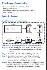 Preview for 4 page of Fosi Audio K5 User Manual