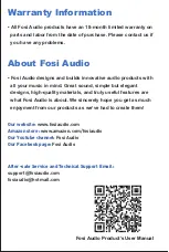 Preview for 16 page of Fosi Audio T10 User Manual