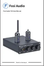 Preview for 1 page of Fosi Audio T20 User Manual