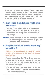 Preview for 9 page of Fosi Audio T3 User Manual