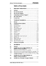 Preview for 3 page of Foss Infratec 1241 Service Manual