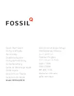 Preview for 1 page of Fossil Q NDW4G Quick Start Manual