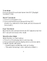 Preview for 4 page of Fossil ATOMIC WATCH User Manual