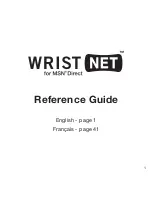 Fossil WRIST NET Reference Manual preview