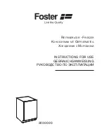 Предварительный просмотр 1 страницы Foster 2030 000 Instructions For Use Manual