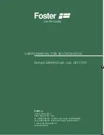 Preview for 1 page of Foster 2451 000 User Manual