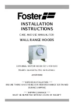 Foster 2459 940 Installation Instructions Manual preview