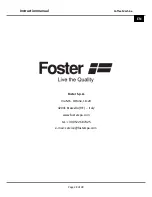 Предварительный просмотр 28 страницы Foster 2998100 Instruction Manual