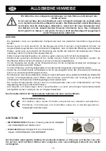 Preview for 18 page of Foster 7038632 User Manual