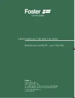 Foster 7134 043 User Manual предпросмотр