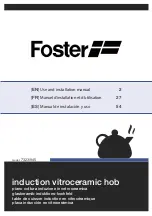 Foster 7323/945 Use And Installation  Manual preview