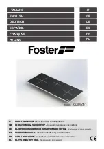 Preview for 1 page of Foster 7330/241 Use And Maintenance Instructions