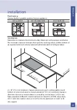 Preview for 23 page of Foster 7334/945 Use And Installation  Manual