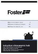 Preview for 1 page of Foster 7371/945 Use And Installation  Manual