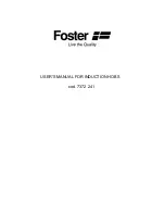 Preview for 1 page of Foster 7372 241 User Manual