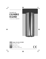 Foster CILINDRO ISLAND Installation Maintenance And Operating Instructions preview