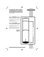 Предварительный просмотр 3 страницы Foster CILINDRO ISLAND Installation Maintenance And Operating Instructions