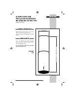 Предварительный просмотр 11 страницы Foster CILINDRO ISLAND Installation Maintenance And Operating Instructions