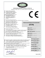 Предварительный просмотр 8 страницы Foster CT75 Operation Instructions Manual