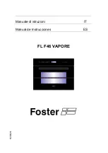 Foster FL F46 VAPORE Instructions For Use Manual preview