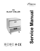 Foster FX Blast Chiller Service Manual preview