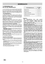 Preview for 10 page of Foster POWER 7014 032 Instructions For Use And Installation