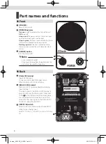 Preview for 4 page of Fostex 6301DT Owner'S Manual