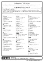 Preview for 12 page of Fostex 6301N Series Owner'S Manual